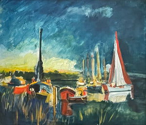 Night Time Boat Scene | Patrick Timoney